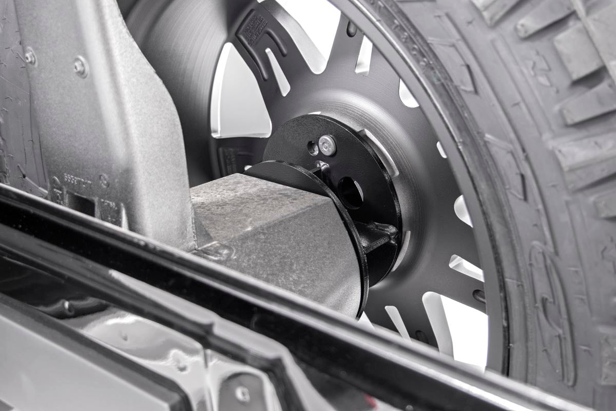 Rough Country Jeep Spare Tire Spacer Up to a 33 Inch Spare Tire Wrangler TJ/YJ/JK Rough Country