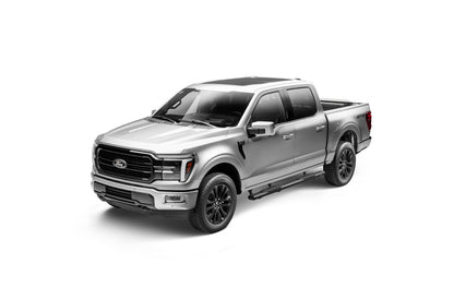 5 Inch 1000 Series Side Steps with Mounting Brackets Kit Textured Black 2015-2026 Ford F-150/ F-250/F-350 Go Rhino-6