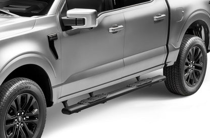 5 Inch 1000 Series Side Steps with Mounting Brackets Kit Textured Black 2015-2026 Ford F-150/ F-250/F-350 Go Rhino-7