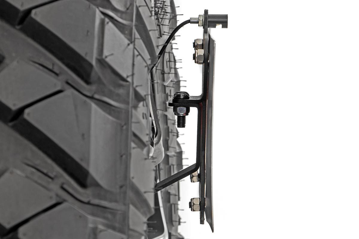License Plate Relocation Bracket Jeep Wrangler JK/Wrangler Unlimited (07-18) Rough Country-2