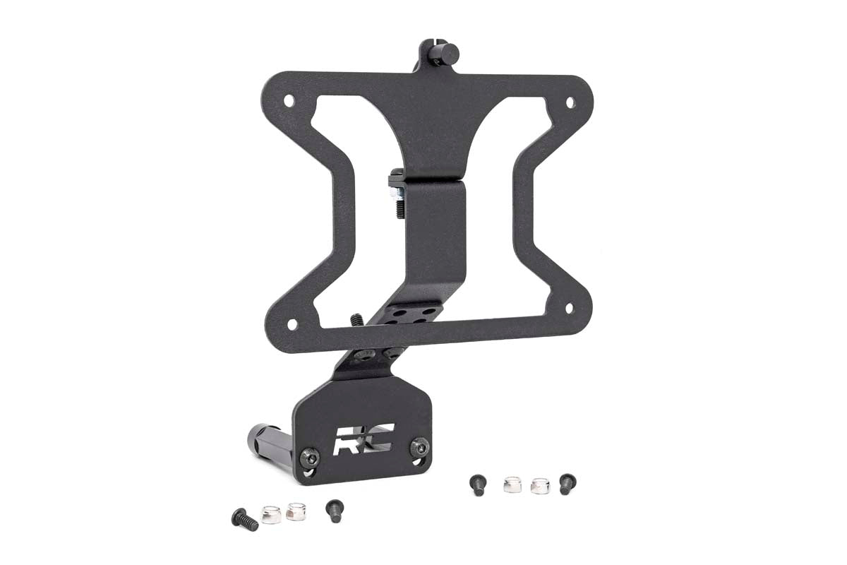 License Plate Relocation Bracket Jeep Wrangler JK/Wrangler Unlimited (07-18) Rough Country-3