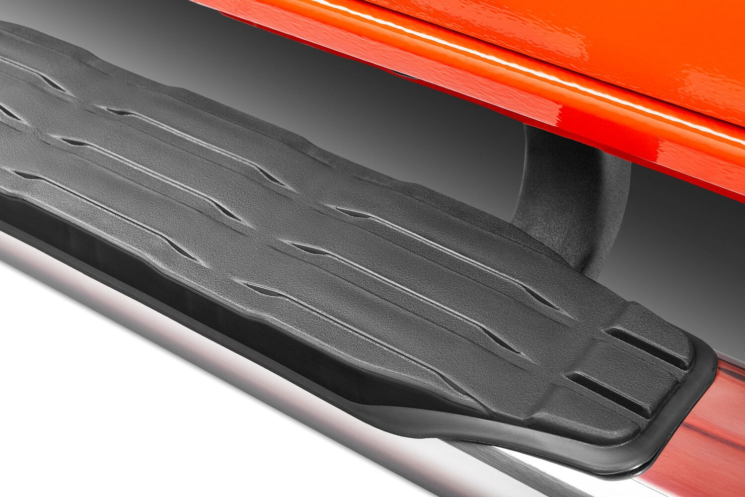 5 Inch 1000 Series Side Steps with Mounting Brackets Kit Polished Stainless Steel 2024-2026 Toyota Tacoma Go Rhino-3