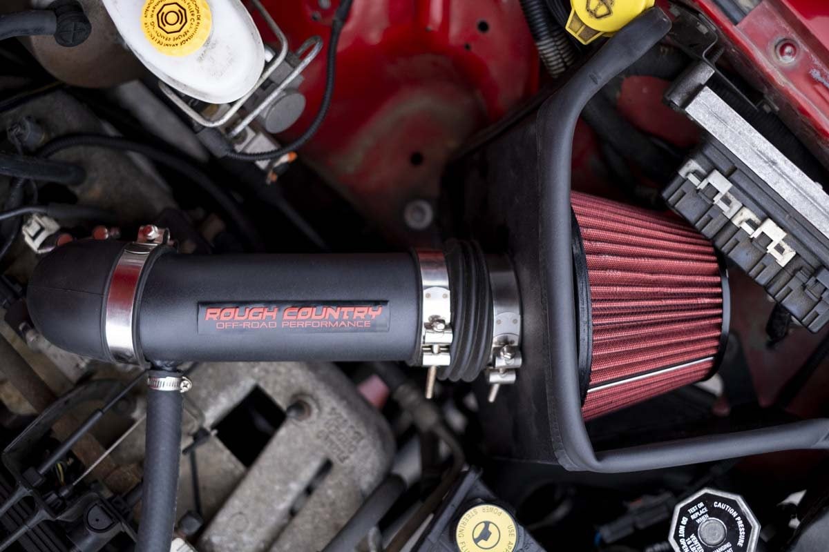 Cold Air Intake Kit 4.0L Pre Filter Jeep Cherokee XJ 2WD/4WD (91-01) Rough Country-2