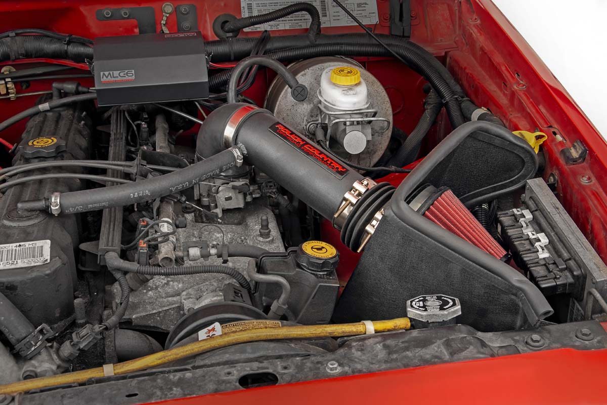 Cold Air Intake Kit 4.0L Jeep Cherokee XJ 2WD/4WD (1991-2001) Rough Country-1