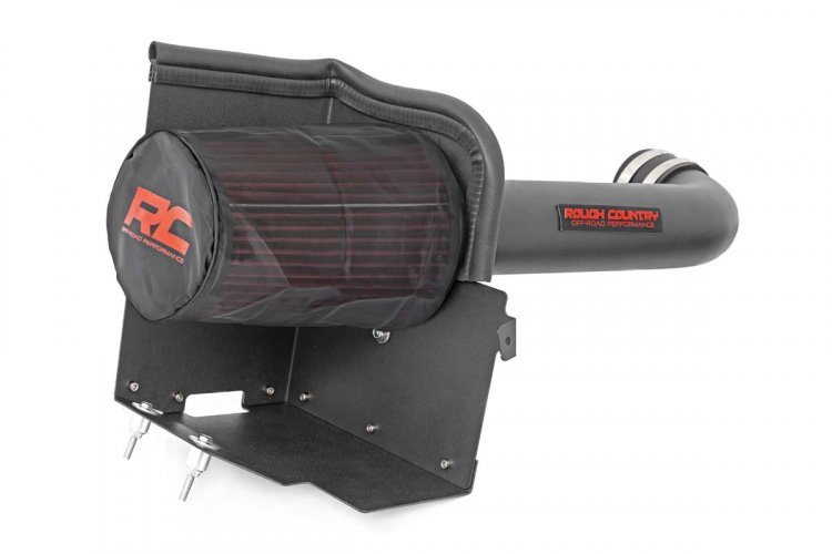 Rough Country Jeep Cold Air Intake w/Pre-Filter Bag (07-11 Wrangler JK 3.8L) Rough Country