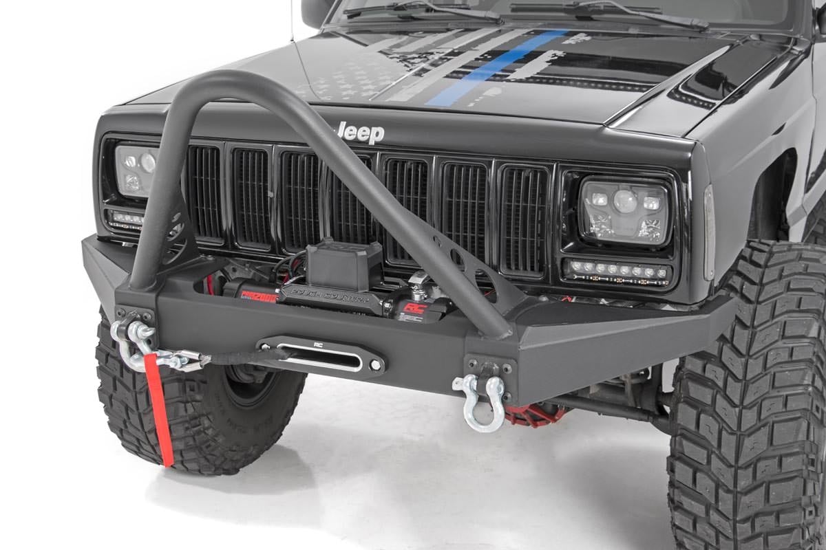 Bumper Stinger Bar Jeep Cherokee XJ 2WD/4WD (1984-2001) Rough Country-2