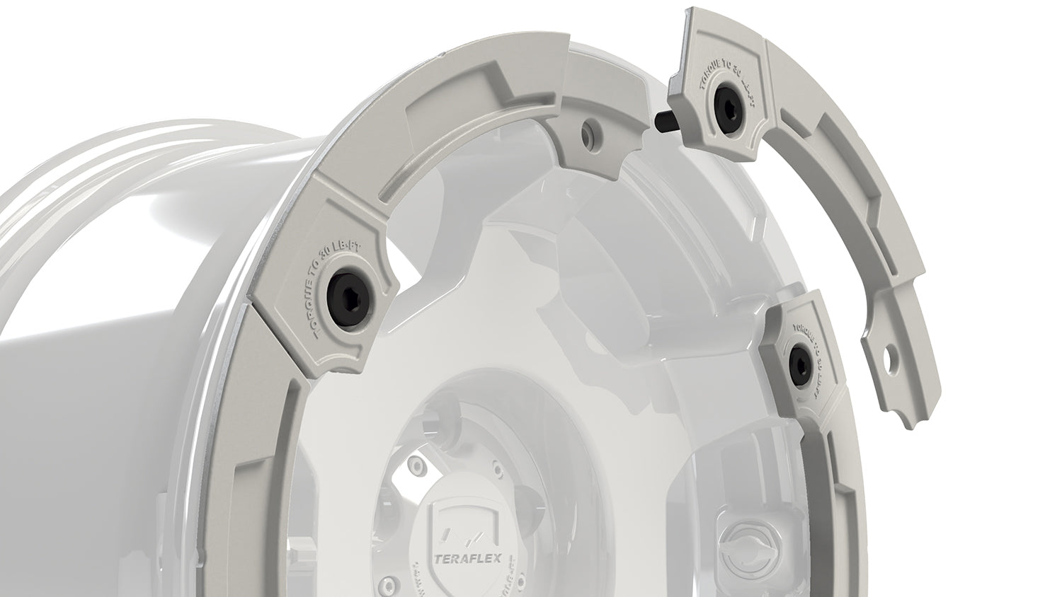 TeraFlex Modular Rash Ring White Each 6-Spoke TeraFlex