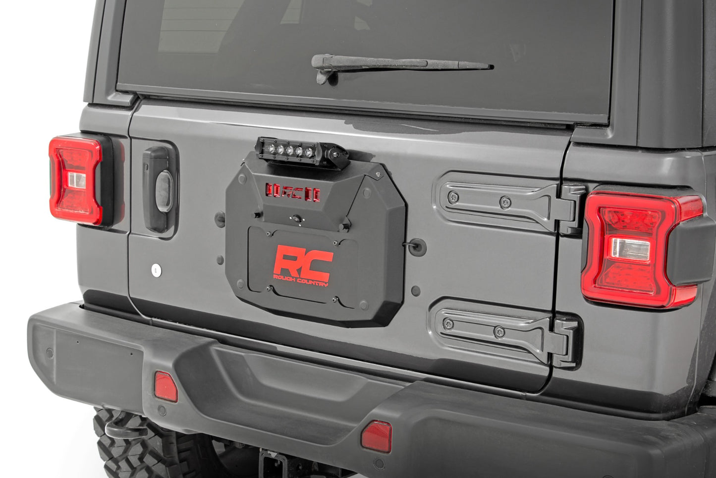 Spare Tire Carrier Delete Kit Jeep Wrangler JL (18-26)/Wrangler Unlimited (18-26) Rough Country-1