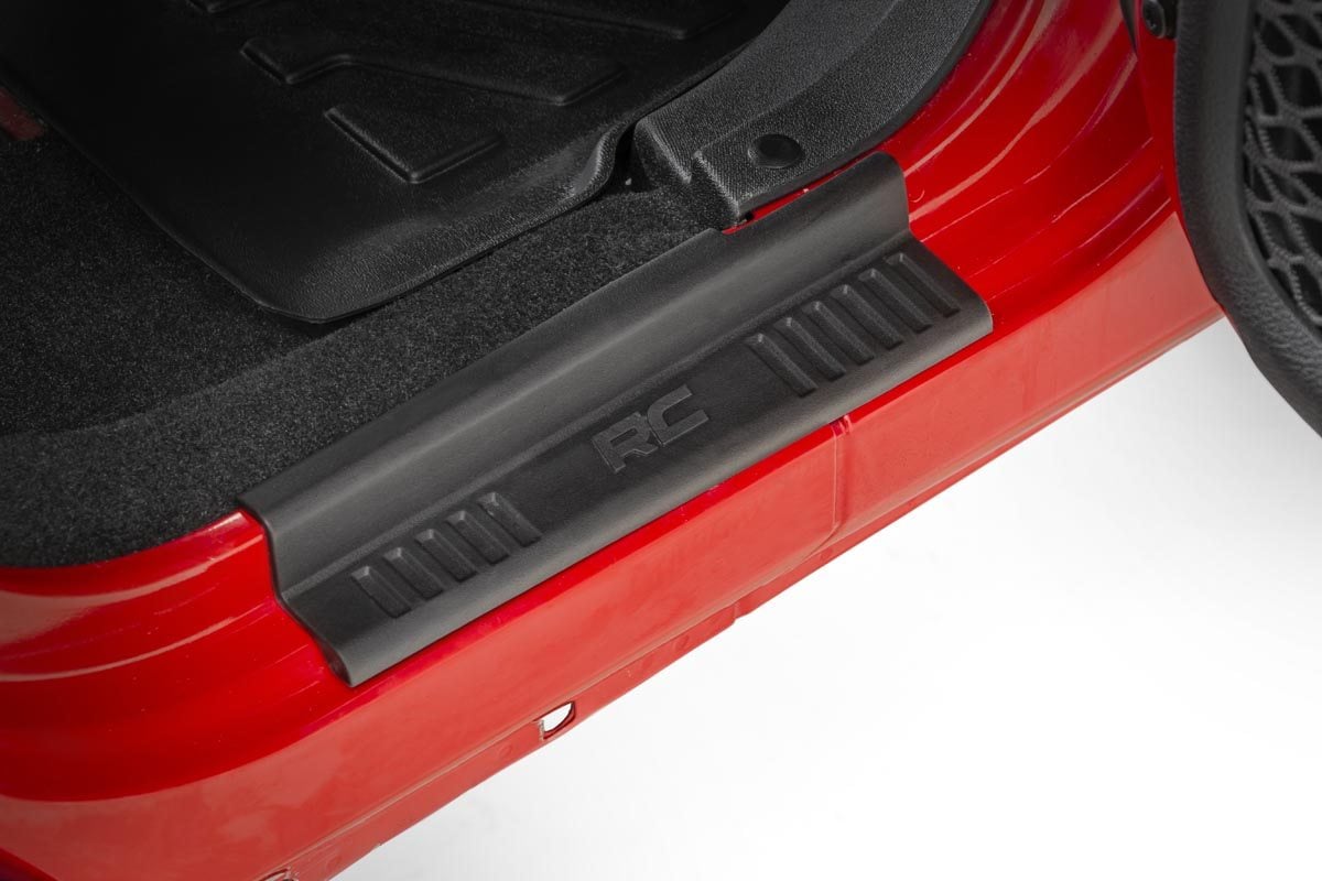 Entry Guards Front and Rear Jeep Wrangler Unlimited 2WD/4WD (2007-2018) Rough Country-2