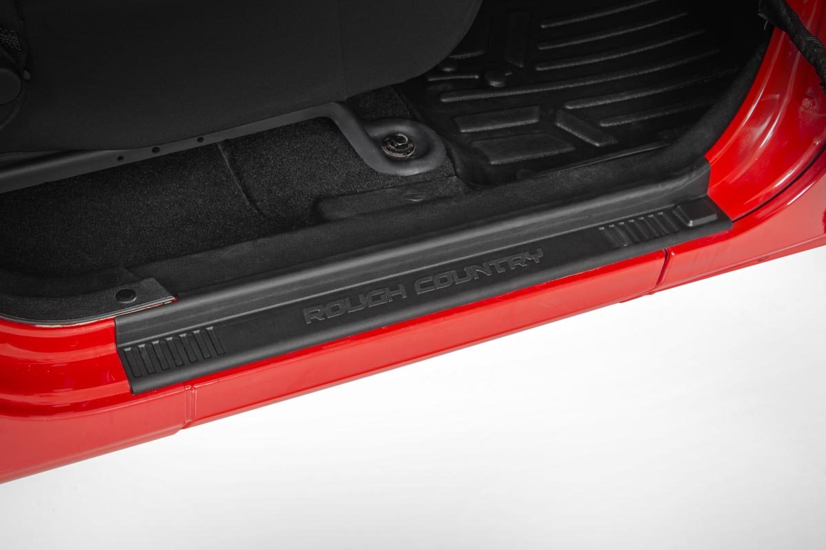 Entry Guards Front and Rear Jeep Wrangler Unlimited 2WD/4WD (2007-2018) Rough Country-3