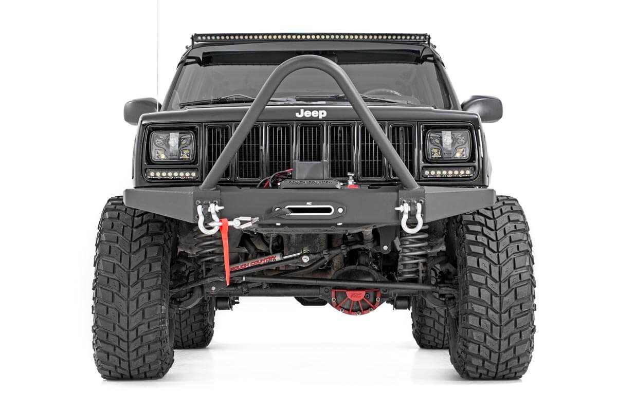Rough Country Jeep Front Winch Bumper 84-01 Cherokee XJ Rough Country