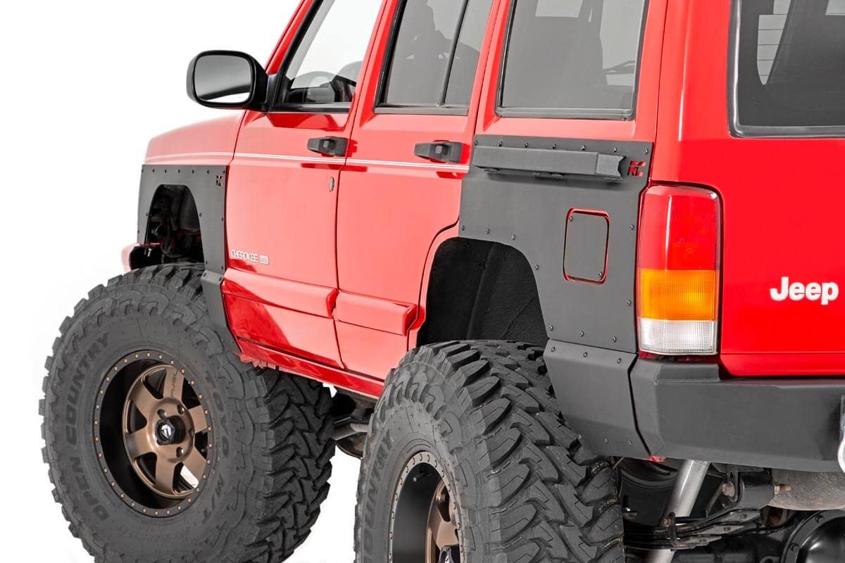 Jeep Quarter Panel Armor 97-01 Cherokee XJ Rough Country-10