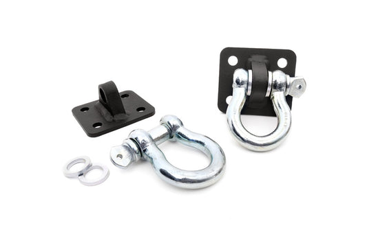 Rough Country Jeep D-Ring Kit RC Bumpers 04-06 4WD Jeep Wrangler TJ Rough Country