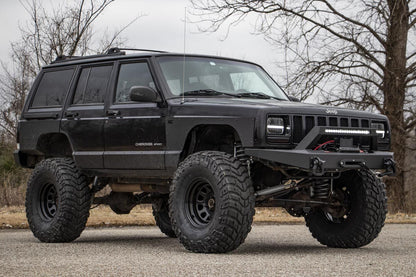 Lower Door Armor 4 Door Jeep Cherokee XJ 2WD/4WD (1984-2001) Rough Country-3