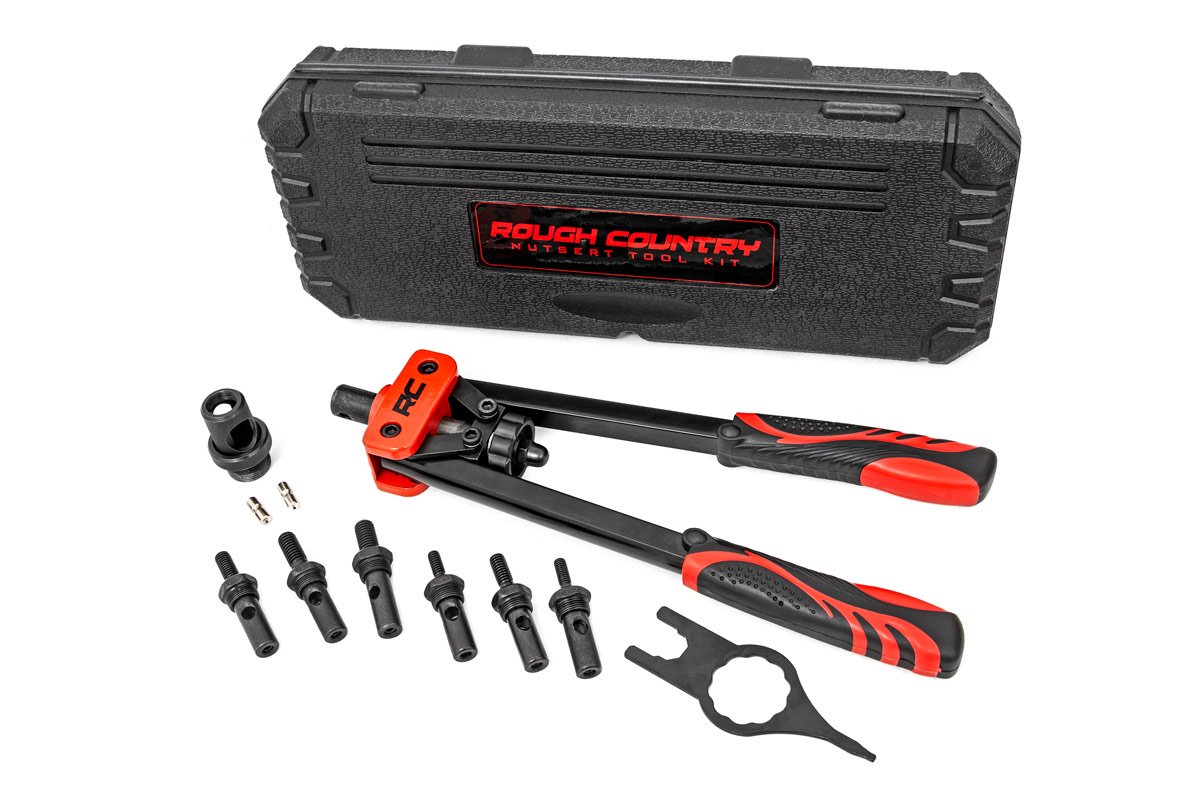 Rough Country Nutsert Tool Kit 10 Piece System w/Quick-Change Mandrel Set Rough Country
