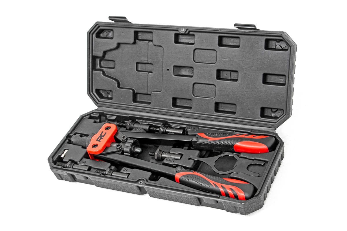 Nutsert Tool Kit 10 Piece System W/Quick Change Mandrel Set Rough Country-2