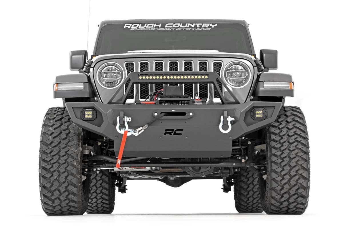 Rough Country Jeep Full Width Front Trail Bumper JK/JL/JT Gladiator Rough Country