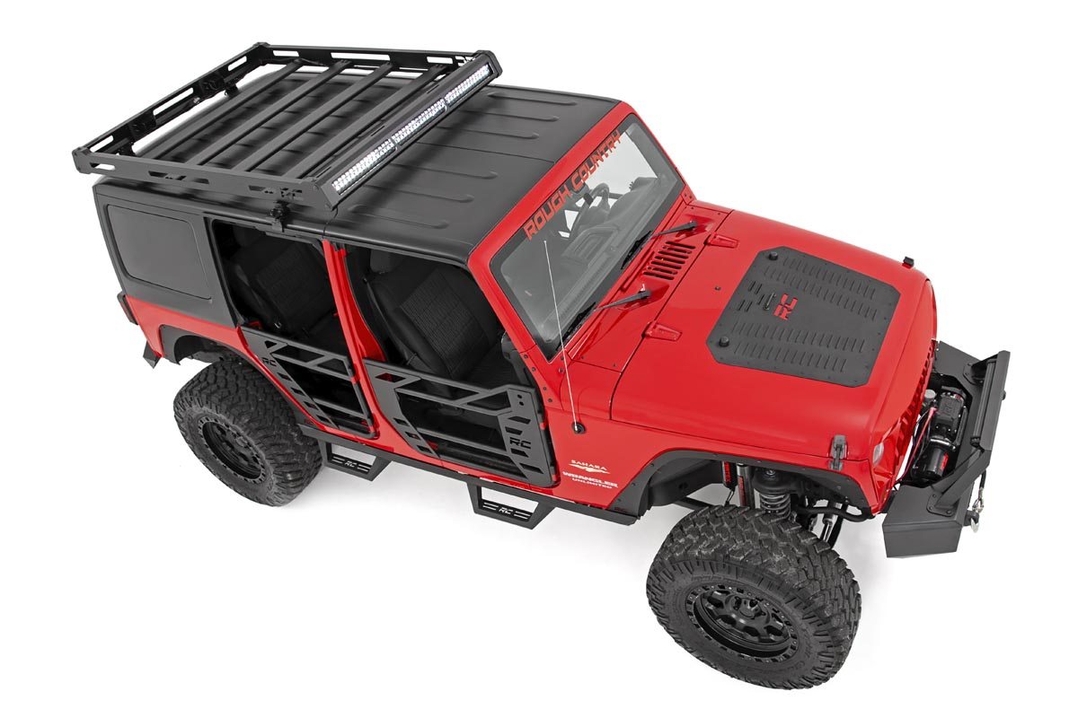 Jeep Rear Steel Tube Doors 07-18 Wrangler JK Rough Country-3