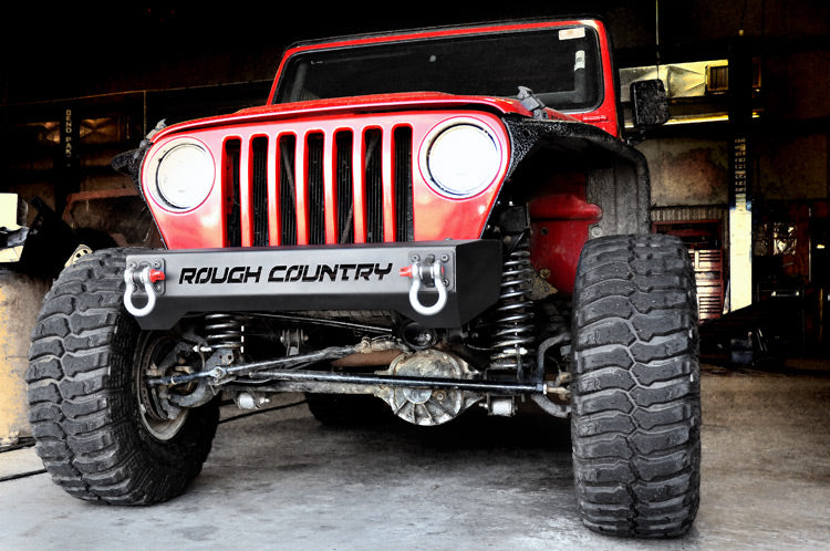 D Ring Shackles and Mounts TJ Stubby XJ Winch Jeep Cherokee XJ (84-01)/Wrangler TJ (97-06) Rough Country-2