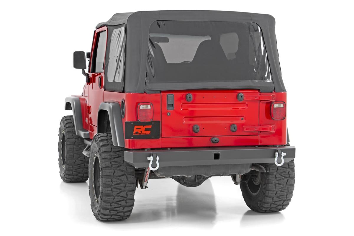 Jeep Classic Full Width Rear Bumper 87-06 Wrangler YJ/TJ Rough Country-5