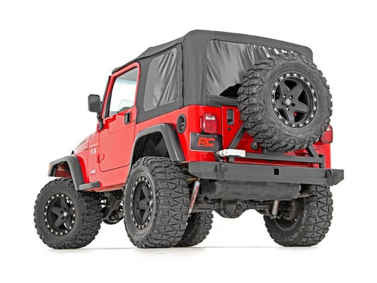 Jeep Classic Full Width Rear Bumper 87-06 Wrangler YJ/TJ Rough Country-1
