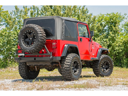 Jeep Classic Full Width Rear Bumper 87-06 Wrangler YJ/TJ Rough Country-3