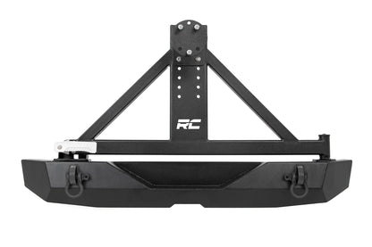 Rear Bumper Rock Crawler Tire Carrier Jeep Wrangler JK/Wrangler Unlimited (07-18) Rough Country-1