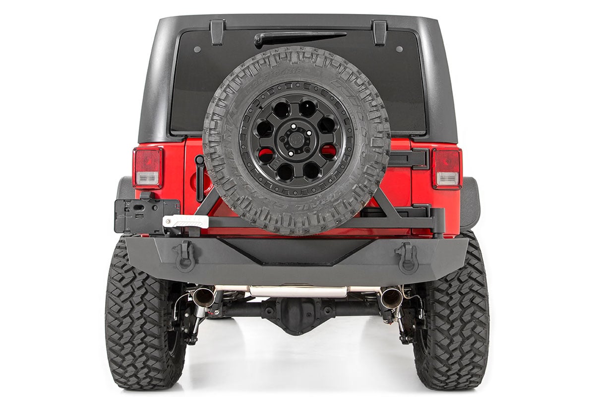 Rear Bumper Rock Crawler Tire Carrier Jeep Wrangler JK/Wrangler Unlimited (07-18) Rough Country-2