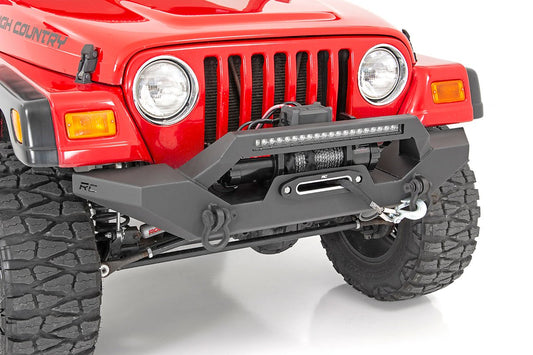 Rough Country Jeep Full Width Front LED Winch Bumper 87-06 Wrangler YJ/TJ Rough Country