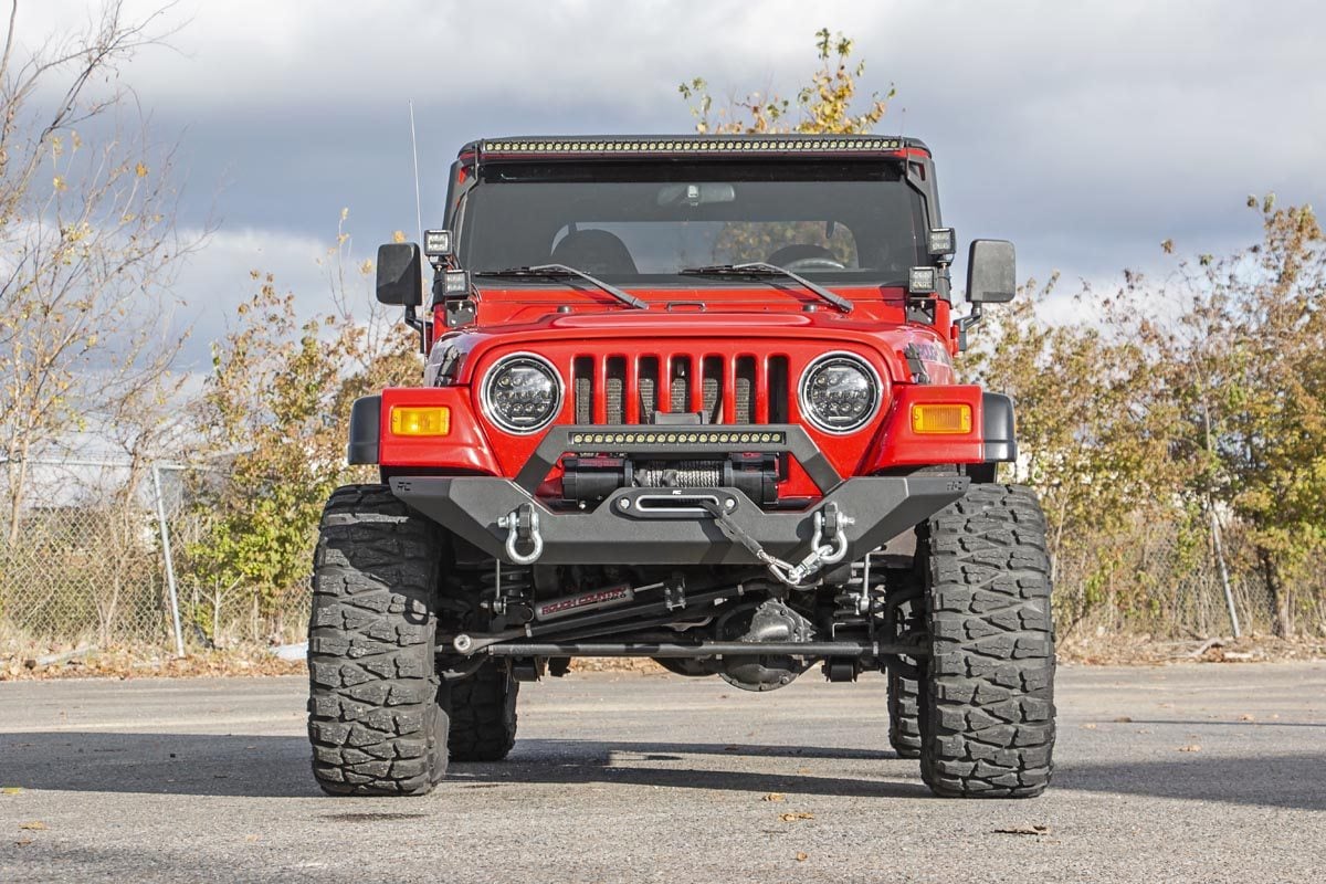 Front Bumper Rock Crawler Jeep Wrangler TJ (97-06)/Wrangler Unlimited (04-06) Rough Country-4