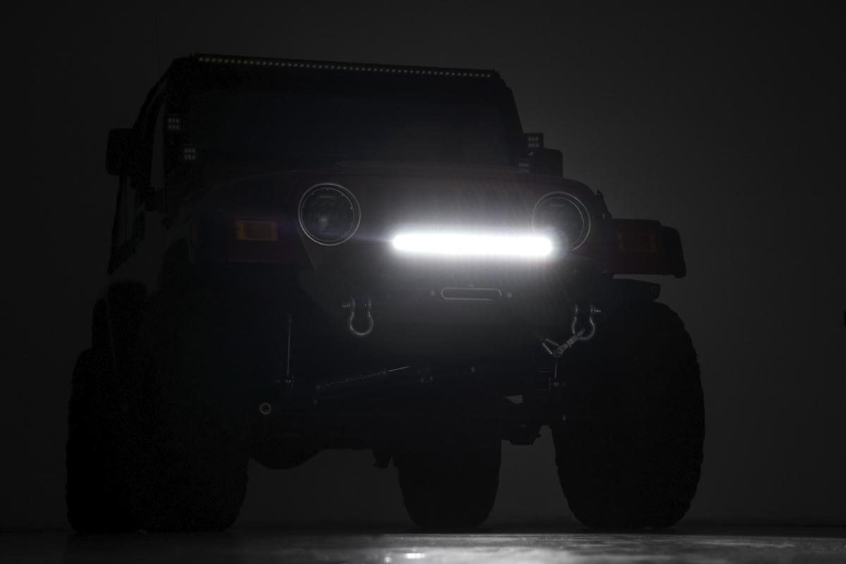 Front Bumper Rock Crawler Jeep Wrangler TJ (97-06)/Wrangler Unlimited (04-06) Rough Country-5