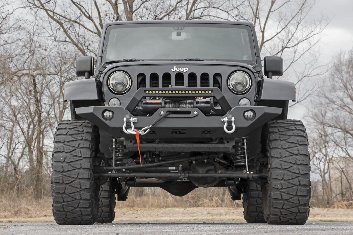 Front Bumper Sport OE Fog Jeep Gladiator JT/Wrangler JK & JL/Wrangler Unlimited Rough Country-2