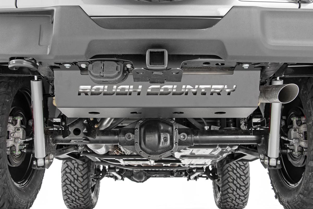 Rough Country Jeep Muffler Skid Plate 18-20 Wrangler JL Rough Country