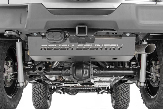 Jeep Muffler Skid Plate 18-20 Wrangler JL Rough Country-1