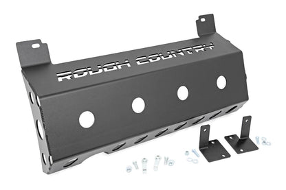 Skid Plate Muffler Jeep Wrangler JL/Wrangler Unlimited 4WD (2018-2026) Rough Country-2