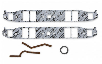Performance Intake Manifold Gaskets .125 Inch Thick Fits 1955-1991 Chevrolet 262-400 Small Block Small Modified Port & bolt locations. 1.31 Inch x 2.13 Inch Mr Gasket