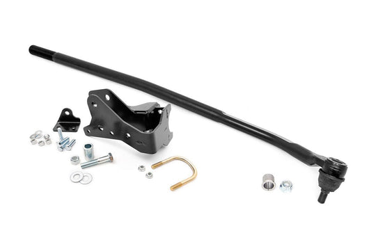 Rough Country Jeep High Steer Drag Link & Track Bar Bracket Kit 07-18 Wrangler JK Rough Country
