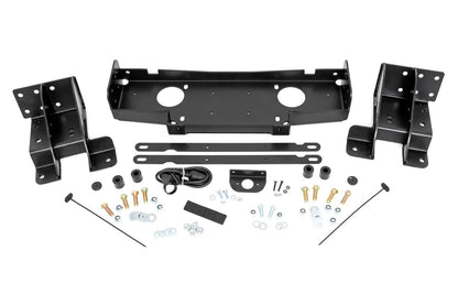 Hidden Winch Mount Jeep Grand Cherokee WK2 4WD (2014-2020) Rough Country-1