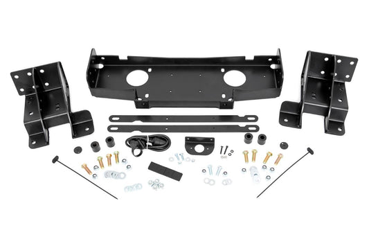 Hidden Winch Mount Jeep Grand Cherokee WK2 4WD (2014-2020) Rough Country-1