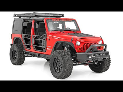 Jeep Roof Rack System 18-20 Wrangler JL Rough Country-1
