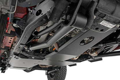 Skid Plate Combo 3.6L Engine T-Case Jeep Wrangler Unlimited (18-19) Rough Country-1