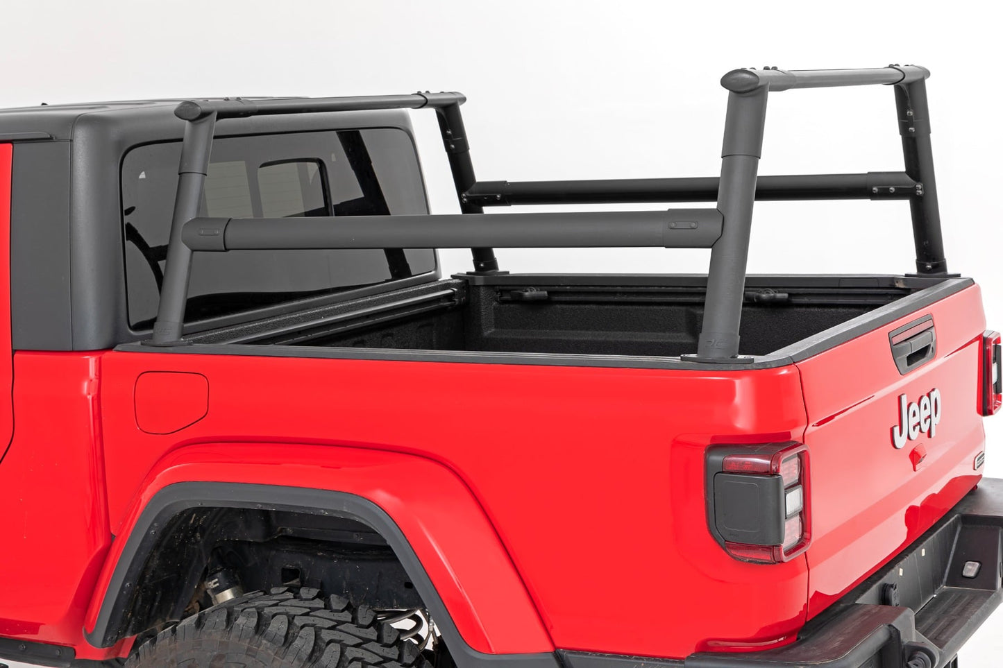 Bed Rack Aluminum Jeep Gladiator JT 4WD (2020-2025) Rough Country-2