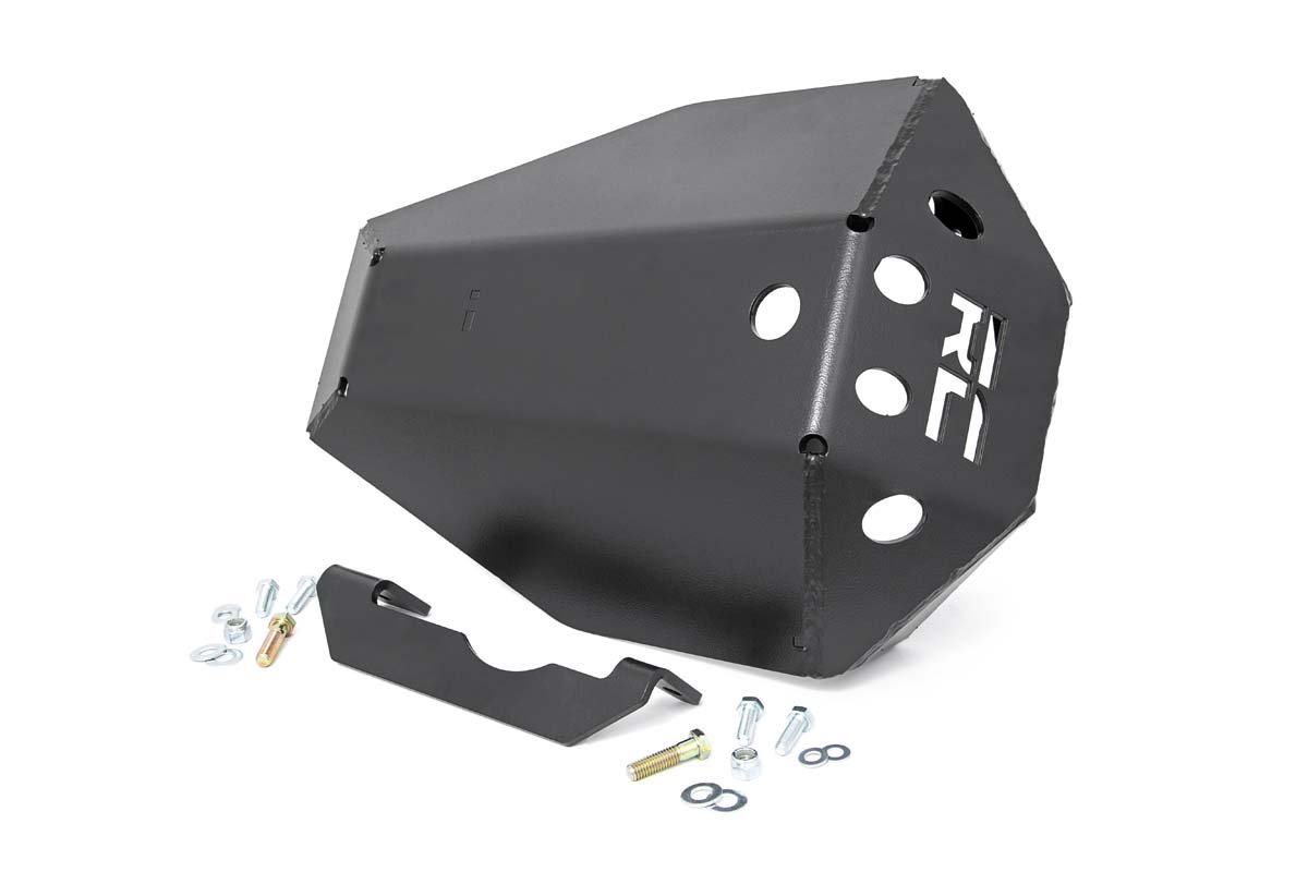 Rough Country Jeep M200 Rear Diff Skid Plate 18-20 Wrangler JL Rough Country