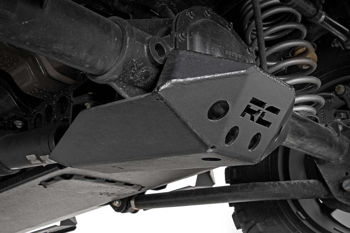 Rough Country Jeep M200 Rear Diff Skid Plate 18-20 Wrangler JL Rough Country
