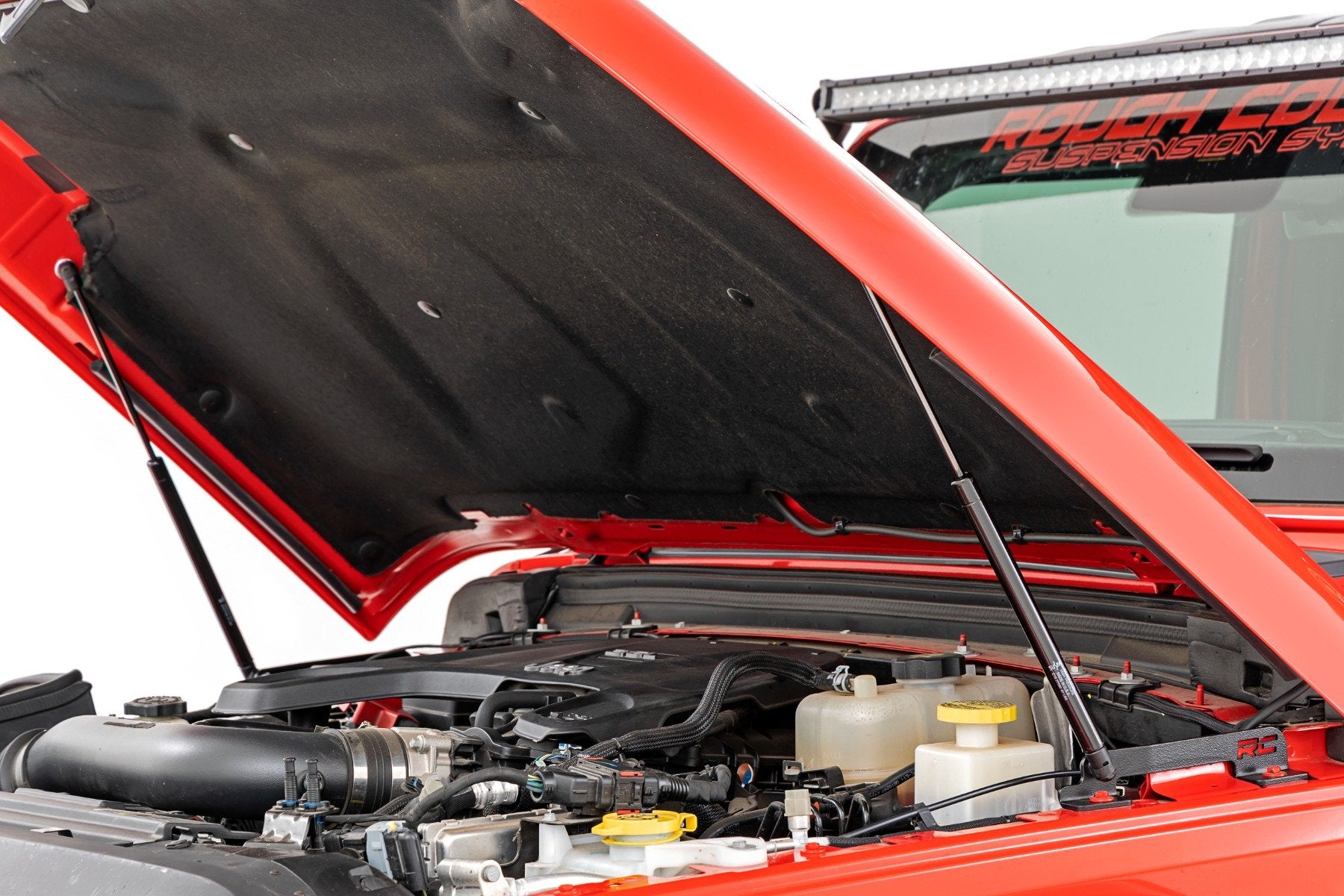 Rough Country Hydraulic Hood Assist 20-Up Jeep Gladiator JT/18-22 Wrangler JL Rough Country