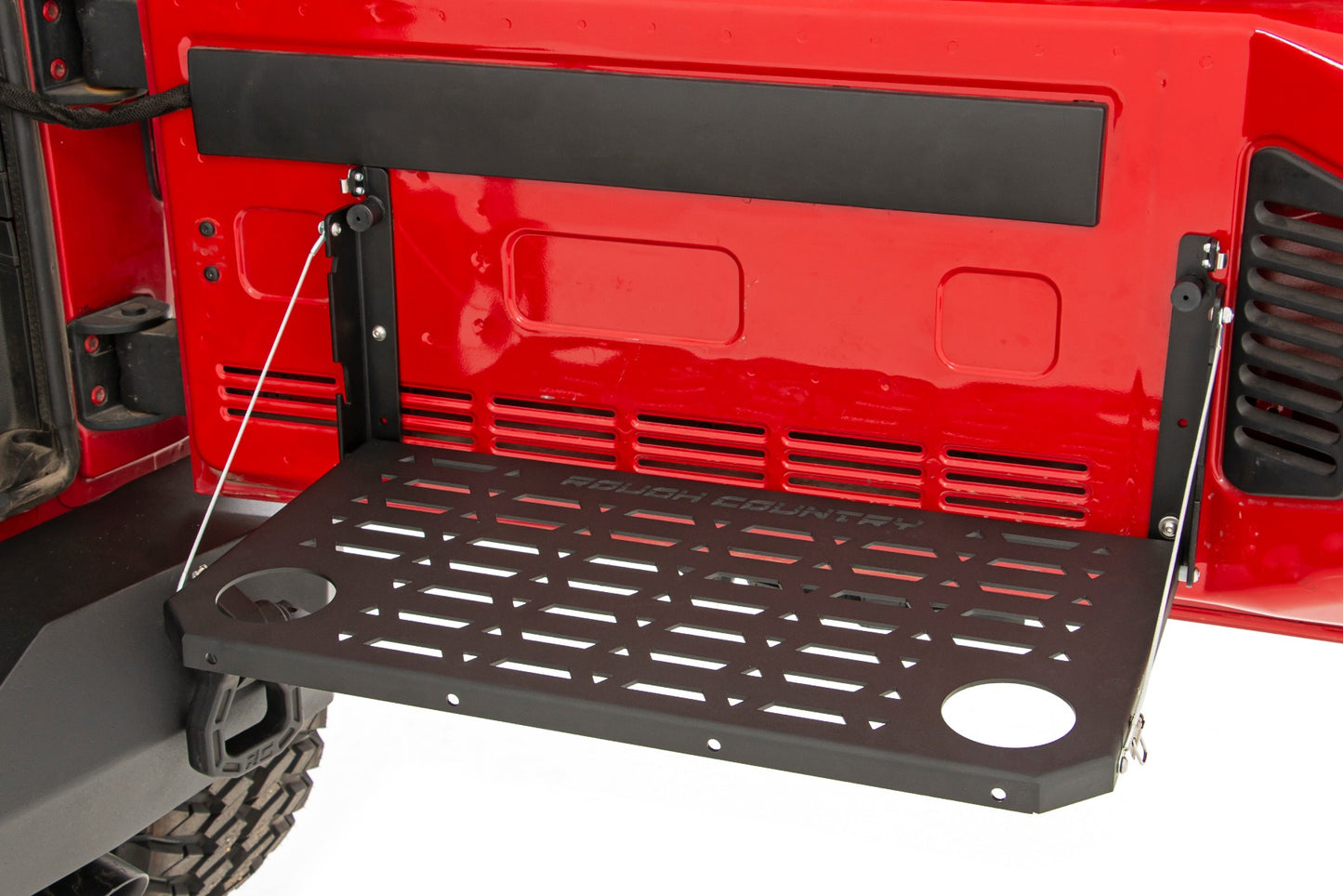 Rough Country Jeep Tailgate Table Folding For 07-18 Wrangler JK Rough Country