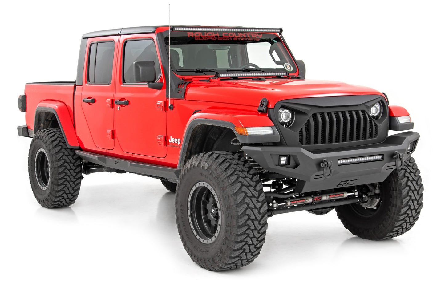 Rough Country Front Bumper Skid Plate 20-Up Jeep Gladiator JT/18-22 Wrangler JL Rough Country