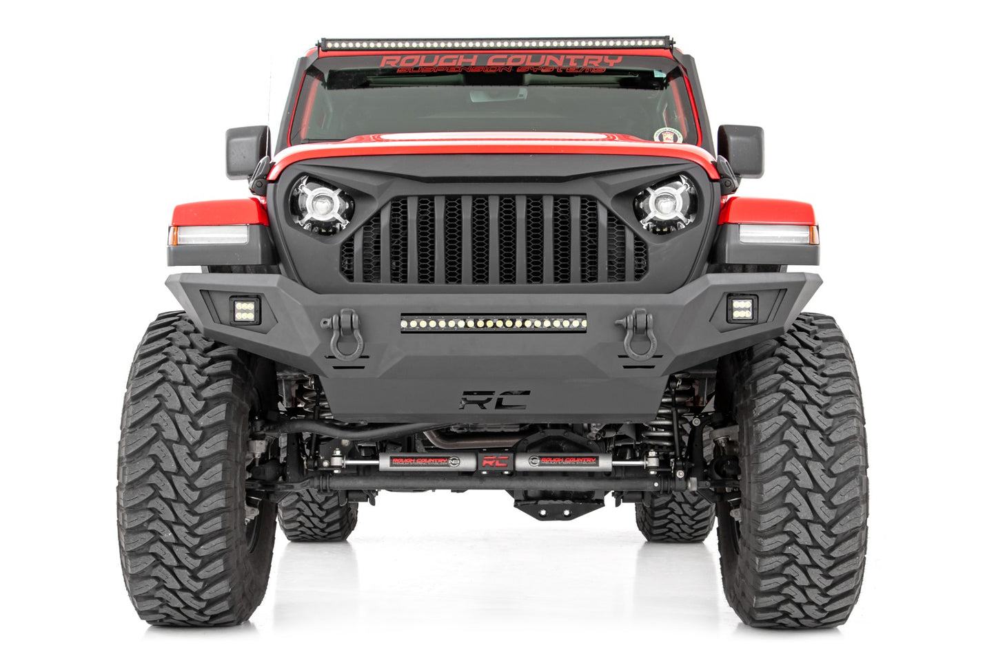 Rough Country Front Bumper Skid Plate 20-Up Jeep Gladiator JT/18-22 Wrangler JL Rough Country