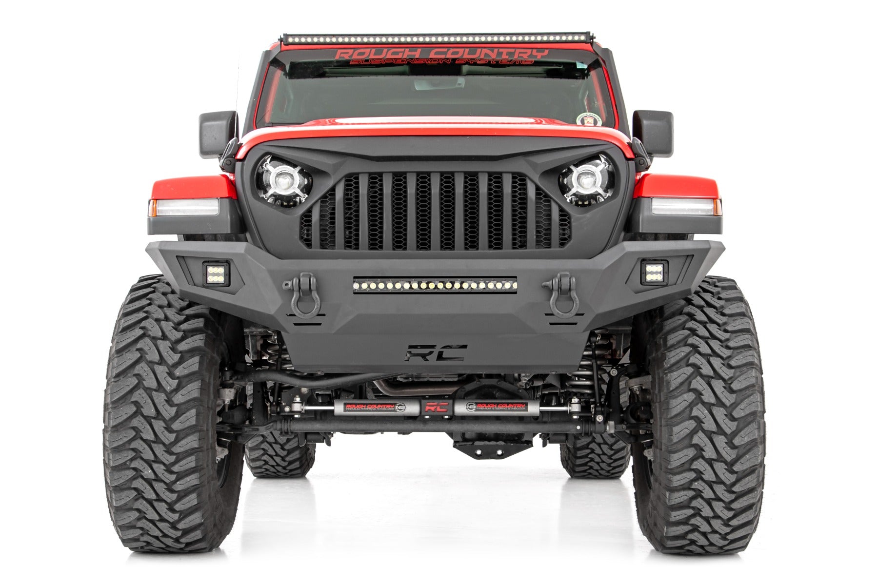 Rough Country Front Bumper Skid Plate 20-Up Jeep Gladiator JT/18-22 Wrangler JL Rough Country