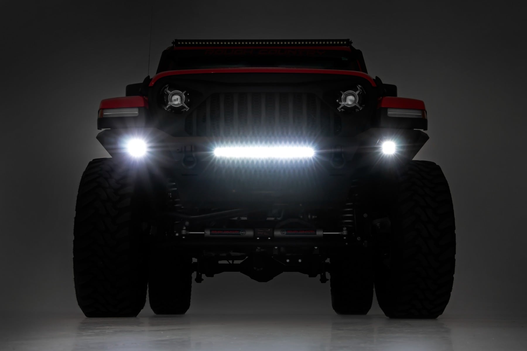 Front Bumper Skid Plate Jeep Gladiator JT/Wrangler JK & JL/Wrangler Unlimited 4WD Rough Country-4